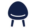 Chair icon glyph cool cute icon pack Royalty Free Stock Photo