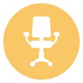 Chair Isolated Vector icon which can easily modify or edit