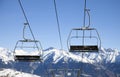 Chair lift Royalty Free Stock Photo