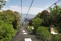 The chair lifts of Matsuyama-Jo castle. Ehime Japan