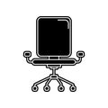 chair line iconicon. Element of household for mobile concept and web apps icon. Glyph, flat icon for website design and Royalty Free Stock Photo