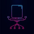 Chair line iconnolan icon. Simple thin line, outline vector of household icons for ui and ux, website or mobile application