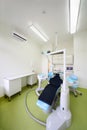 Chair for patient and drill for dentist Royalty Free Stock Photo