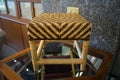 Chair set basketry made from rattan