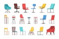 Chair set. Collection of comfortable furniture, modern seat