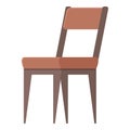 Chair sitting icon cartoon vector. Furniture office