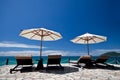 Chair and Umbrella Sea View