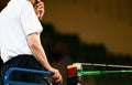 Chair umpire volleyaball Royalty Free Stock Photo