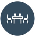 Chair Vector icon which can be easily modified or edit