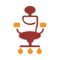 chair, wheel, rocking chair, office, office chair icon