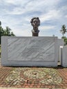 Chairil Anwar statue on Jakarta