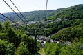 Chair lift in cochem at the Moselle Valley in Germany Royalty Free Stock Photo