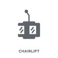 chairlift icon from Transportation collection.