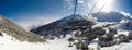 Chairlift in Les Arcs, Alps, France