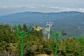 Chairlift in the mountains Royalty Free Stock Photo