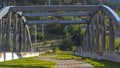 Chairlift and pathway in scenic Park City Utah Royalty Free Stock Photo