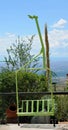 Chairlift Repurposed at Sandia Peak Tramway Royalty Free Stock Photo