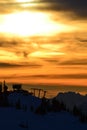 Chairlift Sunset