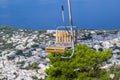 Chairlift Up to Mount Solaro in Anacapri Italy Royalty Free Stock Photo