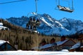 Chairlift vista Royalty Free Stock Photo