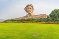 Chairman Mao statue and park lawn in Changsha, Hunan Province, China Royalty Free Stock Photo