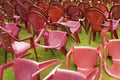 chairs arrangement, disorder Royalty Free Stock Photo