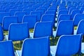 Chairs before a concert Royalty Free Stock Photo