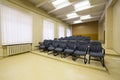 Chairs in empty conference hall Royalty Free Stock Photo