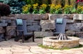 chairs and fire-pit patio