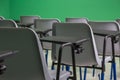 Chairs lined Royalty Free Stock Photo