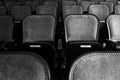 Chairs in an old theater Royalty Free Stock Photo