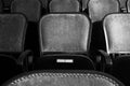 Chairs in an old theater Royalty Free Stock Photo