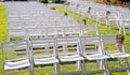 Chairs in a park