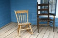 Chairs on a Porch Royalty Free Stock Photo