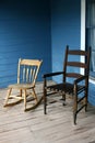 Chairs on a Porch Royalty Free Stock Photo