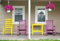 Chairs on the porch Royalty Free Stock Photo