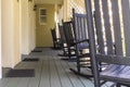 Chairs on a Southern Front Porch Royalty Free Stock Photo