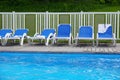 Chairs by Swimming Pool