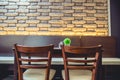 Chairs and table in a restaurant Royalty Free Stock Photo