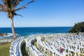 Chairs Wedding Ocean Landscape Royalty Free Stock Photo