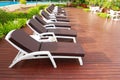 Chaise Lounge patio Royalty Free Stock Photo