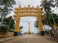 Chaitya Bhoomi Dwar At Dadar Chowpatty Beach, Mumbai Royalty Free Stock Photo