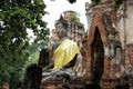 Chaiwattanaram temple in Ayutthaya and Buddha