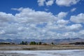 Scenery of Chaka Salt Lake Royalty Free Stock Photo