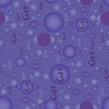 Chakra 2 Ajna sign seamless pattern