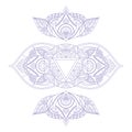 Chakra Ajna. Vector Royalty Free Stock Photo