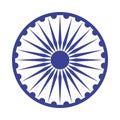 Chakra Ashoka hindu decoration icon