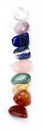 Chakra balancing stones Royalty Free Stock Photo