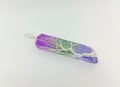 Rainbow titanium flame aura quartz crystal gemstone pendant