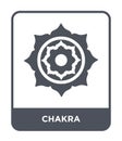 chakra icon in trendy design style. chakra icon isolated on white background. chakra vector icon simple and modern flat symbol for